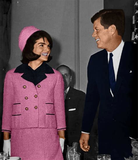 chanel pink boucle suit|kennedy wife dress.